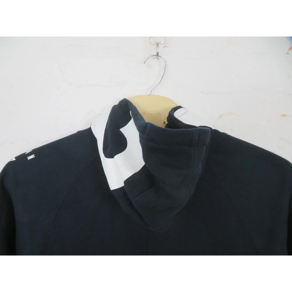 Jordan Hoodie Mens 2XL Black Full Zip Fleece Sweatshirt Jumpman Graphic Sleeve